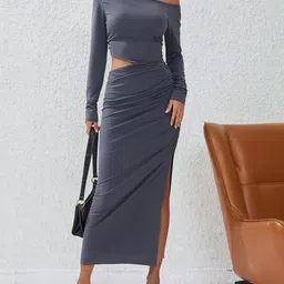 StyleCast One-Shoulder Sheath Maxi Dress-image-88