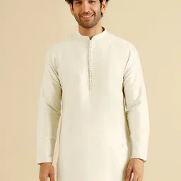 KISAH Mandarin Collar Straight Kurta-image-78