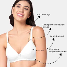 Tweens Non-Wired Full Coverage Lightly Padded Everyday Bra With All Day Comfort image 2