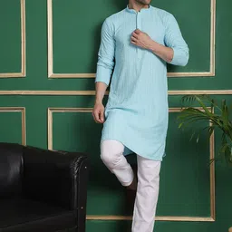 Anouk Geometric Embroidered Thread Work Kurta image 5