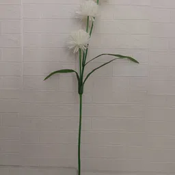 Nutts White 2 Pieces Dahlia Artificial Flower-25