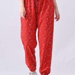 BAESD Women Mid-Rise Printed Jogger Trouser-picture-31
