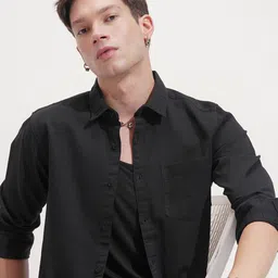 HIGHLANDER Button Down Collar Cotton Regular Fit Shirt-image-66