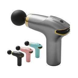 TENS Massage Gun Vibration With 8 Massage Attachments For Full Body - Grey-53