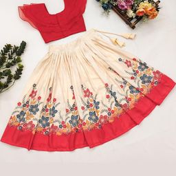 RJ ONLINE Dyed Cotton Lehenga Choli-image-86