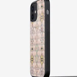 macmerise Geometric Printed iPhone 12 Back Case Mobile Accessories-17