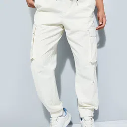max Men Mid-Rise Cargos Joggers-image-91
