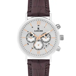 L LOGUES Men Brass Dial & Leather Wrap Around Straps Analogue Watch G 1971 SL-02-image-87