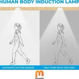 Tankit Motion Sensor Light for Home, Wardrobe, Bedroom, Kitchen and More Smart Sensor Light Body Induction Lamp Pack Of 1 Smart Sensor Light image 3