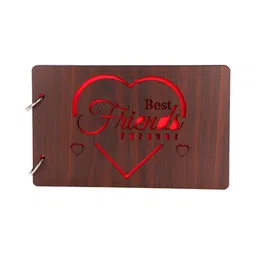 SEHAZ ARTWORKS Brown Wooden Scrap Book Photo Albums-image-12