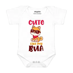 Arvesa Cute Like My Bua Printed Bodusuit-image-56