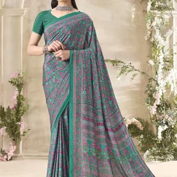 Anouk Rustic Floral Printed Bagru Saree-picture-10