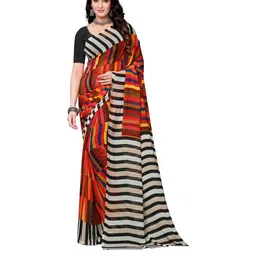 PARVOTSAV Multi Polyester Saree-image-63