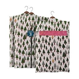 Aura Saree Cover White Set of 3 Multi-Utility Organisers-54