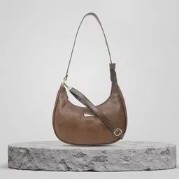 DressBerry Structured Shoulder Bag with Cut Work-10