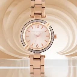 French Connection Women Patterned Dial & Stainless Steel Bracelet Style Straps Analogue Watch FCW12RGM-picture-36