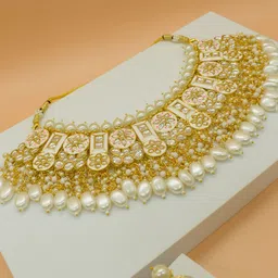 TISHUL JEWELS Gold Plated & Beaded Jewellery Set-picture-12