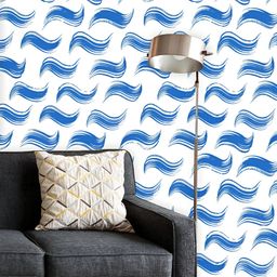 ArtzFolio Printed UV-Resistant Anti-Bacterial Abstract Waves Peel & Stick Wallpaper-image-80