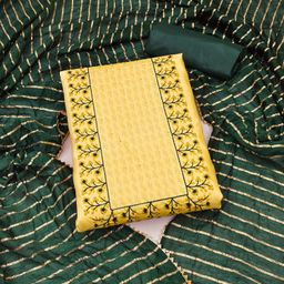 Rangtulika Ethnics Embroidered Unstitched Dress Material-picture-6