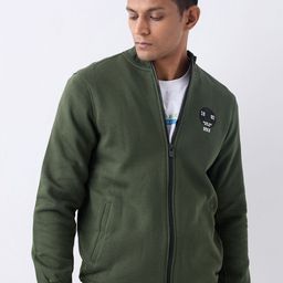 SPYKAR Men Mock Collar Sweatshirt-picture-8