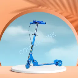 countrylink Road Runner Scooter Hight Adjustable and Foldable,LED Light In Wheels With Bell image 5