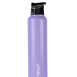 Caspian Purple & White Single Stainless Steel Printed Single Wall Vacuum Water Bottle-image-89
