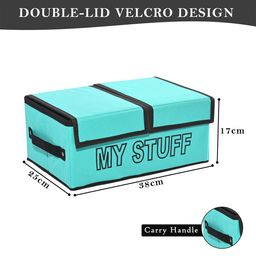 Kuber Industries Grey Set of 2 Regular Multi-Utility Organisers image 5