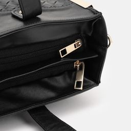 Mast & Harbour Textured Structured Shoulder Bag image 5