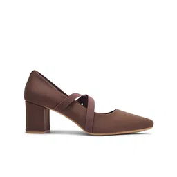 SHUZ TOUCH Suede Block Buckles image 2