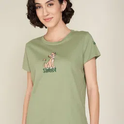 Dreamz by Pantaloons Simba Printed Pure Cotton Lounge T-Shirt-image-73