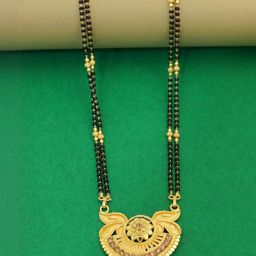 Ramdev Art Fashion Jwellery Gold-Plated Artificial Stones and Beads Mangalsutra-image-68