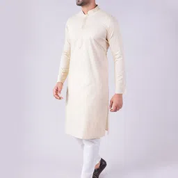 AURIK Men Regular Kurta with Pyjamas image 2