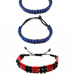 Dynamic Retail Global Women Set of 3 Wraparound Bracelets-picture-12