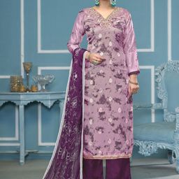 Maroosh Embroidered Silk Chiffon Unstitched Dress Material-picture-20