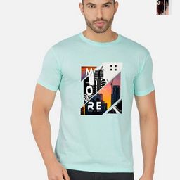 GLOBAL NOMAD Men 2 Printed Bio Finish Applique T-shirt-image-54