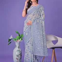 Panzora Floral Woven Design Zari Saree-picture-15
