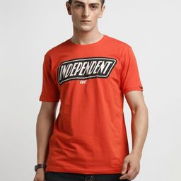 ODCC Typography Printed Cotton Round Neck Slim Fit T-shirt-image-47