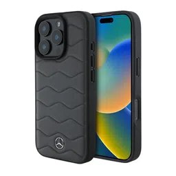 Mercedes Benz iPhone 16 Pro Back Case With Waves-33