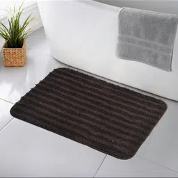 MAA HOME CONCEPT Brown Textured Microfiber Anti Skid 1600GSMBathMat-image-44