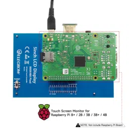 Elecrow RR050 5 Inch 800x480 Resistive Touch Screen TFT Display for Raspberry Pi B+/2B/3B/4B/5 image 2
