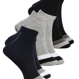 BAESD Unisex Pack Of 3 Ankle Length Socks-55