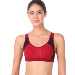 Halfspin Full Coverage Underwired & Non Padded Sports Bra-picture-40