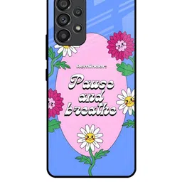 QRIOH Floral Printed Samsung Galaxy A53 5G Back Case Mobile Accessories-picture-40