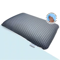 Sleepsia Grey Memory Foam Filled Orthopedic Cervical Gel Standard Bed Pillow-picture-39