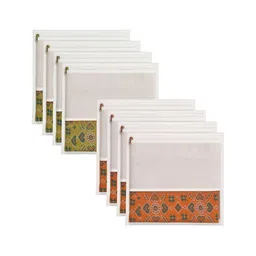 YELONA White 8 Piece Reusable Saree Cover Organisers-picture-4