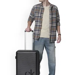 Calvin Klein HORIZON Range Black 26" Medium Hard Luggage-image-39
