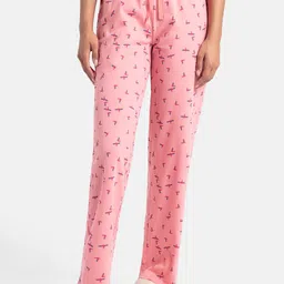 Jockey Super Combed Cotton Printed Pyjama with Side Pockets-RX88-image-68