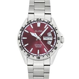 ALBA Red Dial with Metal Strap Automatic Watch- AL4477X1-image-35