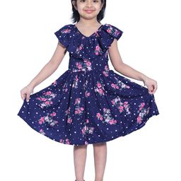 Wow Princess Floral Crepe A-Line Dress-image-30