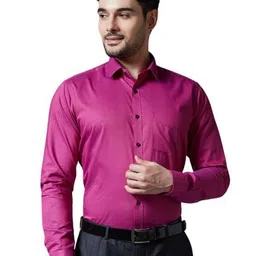 Allen Brown Men Formal Shirt-image-100